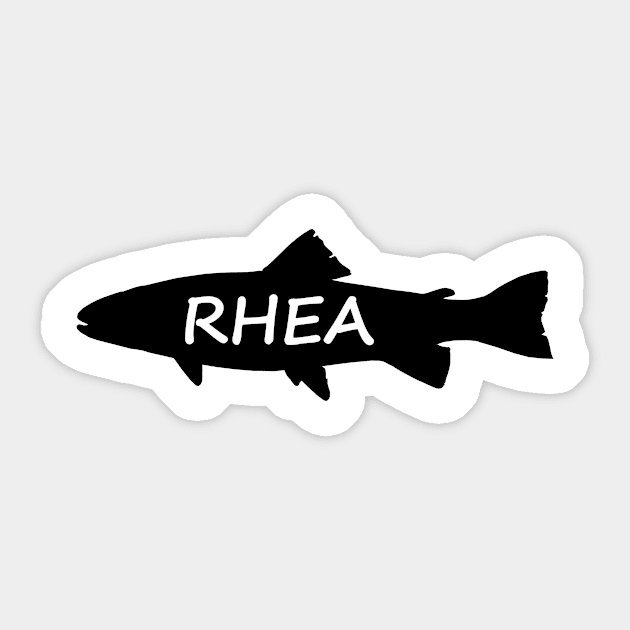 Rhea Fish Sticker by gulden